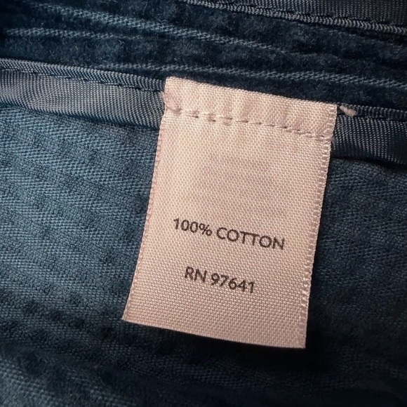 Coat J. JILL Jacket Corduroy Teal Blue Green Cotton Velvet Size Small Petite SP - Picture 9 of 13